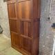 Vintage Parisian solid oak cabinet