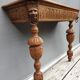 Neo-Gothic lion-headed applique console