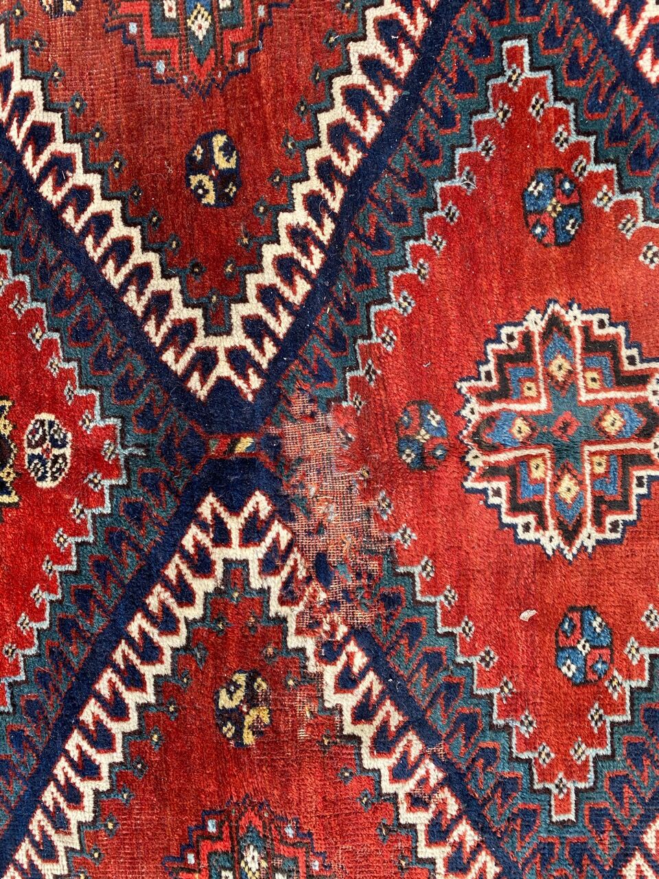 Persian carpet of ghashghai 218x310 cm