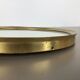 German modernist wall brass mirror Vereinigte Werkstätten München 1950s