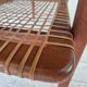 1970s, Scandinavian coffee table, original condition, teak wood, rattan.