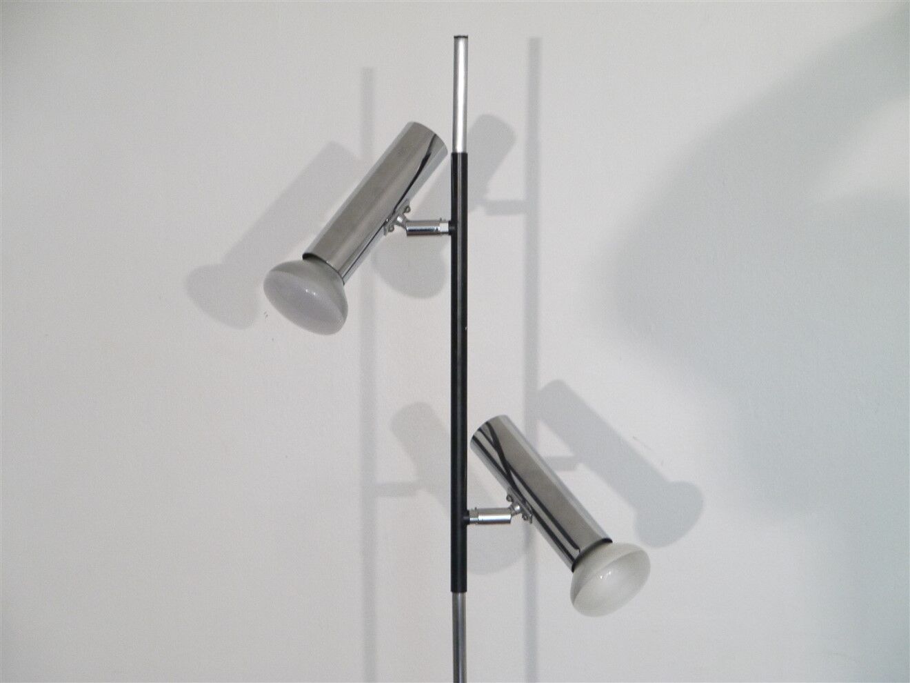 Vintage floor lamp with 2 spots 1970
