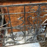 Art Nouveau iron cast iron railing
