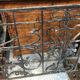Art Nouveau iron cast iron railing