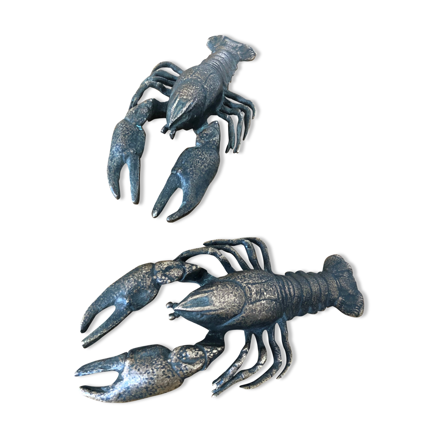 Decorative bronze crayfish