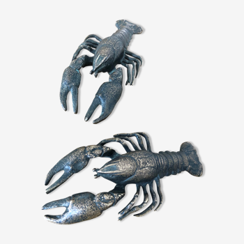 Decorative bronze crayfish