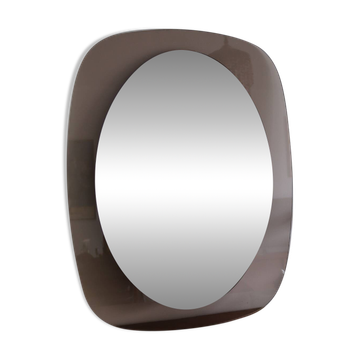 Two-tone glass mirror from the 70s