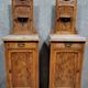 After Majorelle / Nancy School: Pair of Art Nouveau bedside tables