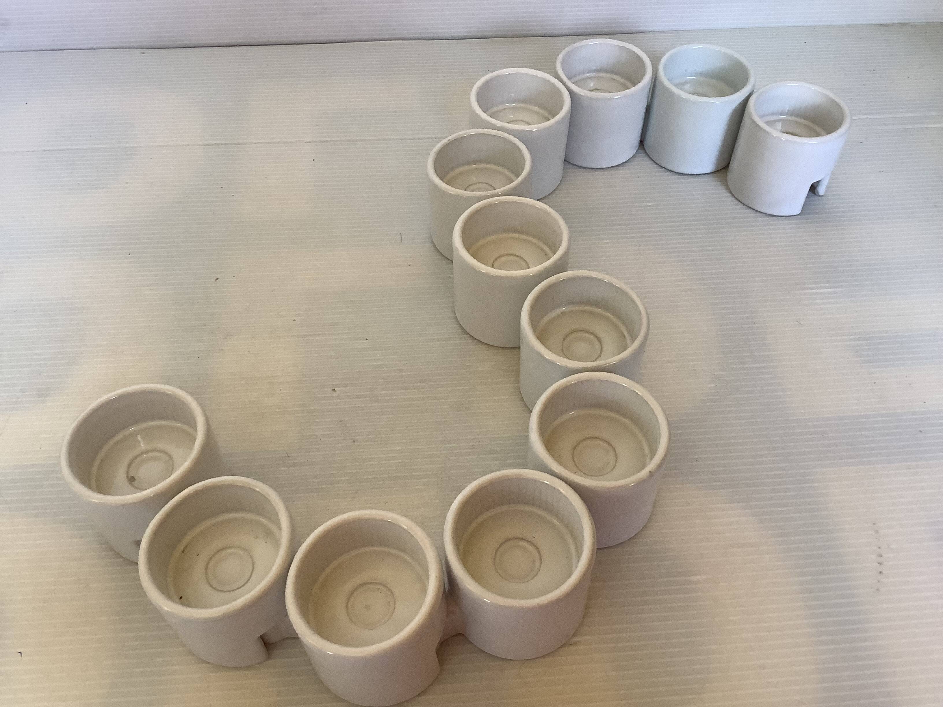 Twelve caterpillar candlesticks Ehlen Johansson