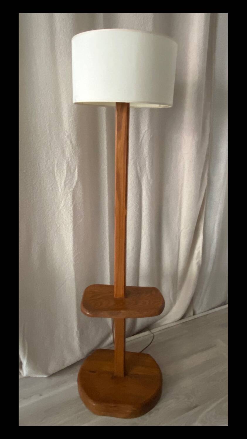 Brutalist floor lamp