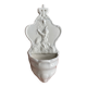 19th century porcelain angel holy water font