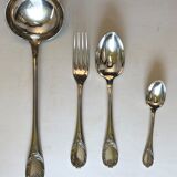 Housewife in silver metal Christofle 35 pieces