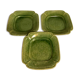 Biot green glazed earth plates