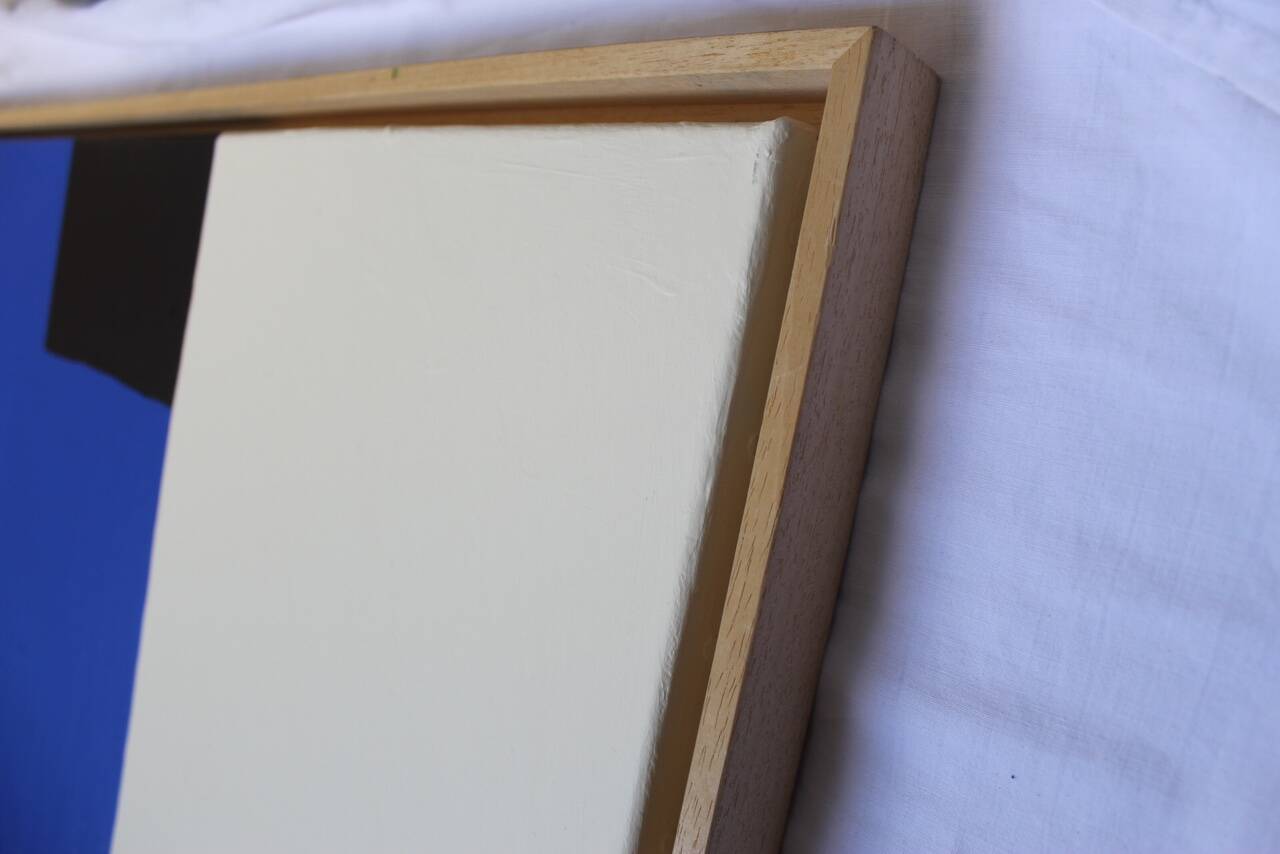 Large acrylic painting Klein Blue 3.