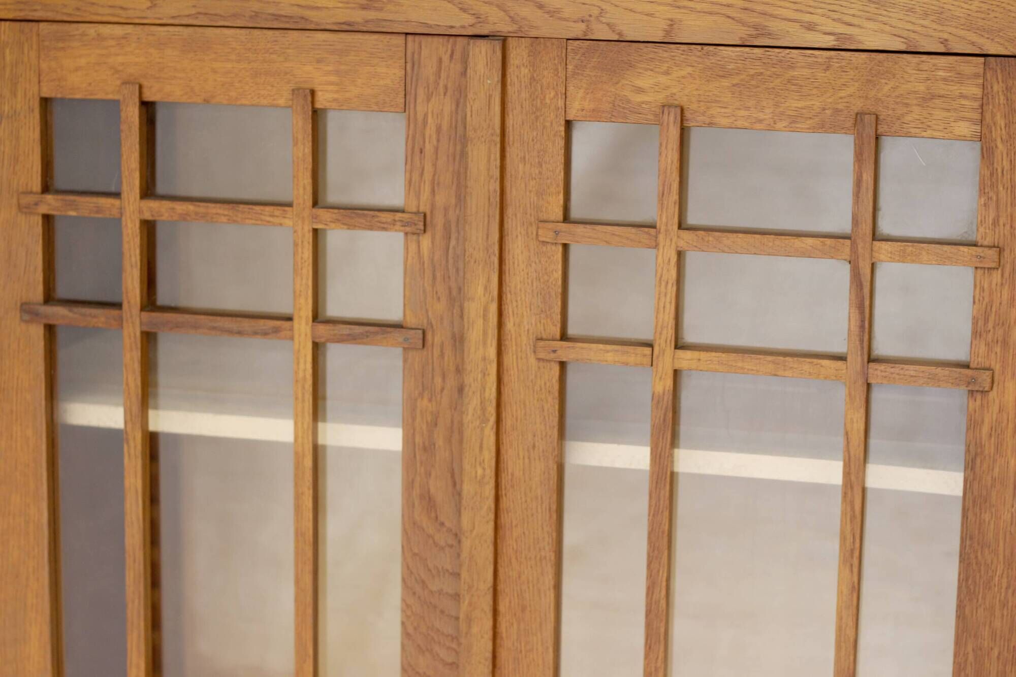 Beautiful Parisian armoire in blonde oak (1950s)