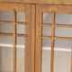 Beautiful Parisian armoire in blonde oak (1950s)