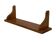 Vintage book shelf wall rack 1970s wood minimalist design