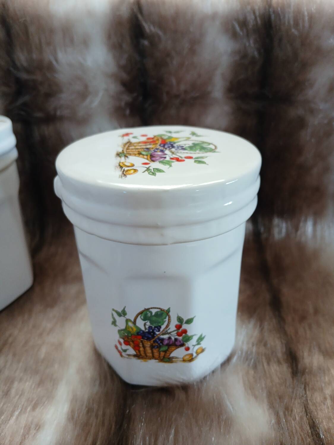 3 antique sweet jars