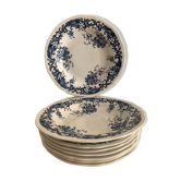 8 hollow plates Villeroy and Boch, Valeria model in vitro porcelain
