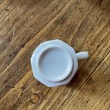 Service tasses à café ancien, en porcelaine, motif roses