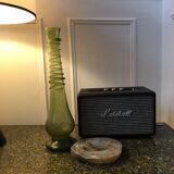 Vase en verre optique vert cyprès