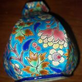 Vase en émaux Longwy décoré à la main