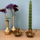 Antique brass candlestick (B3)