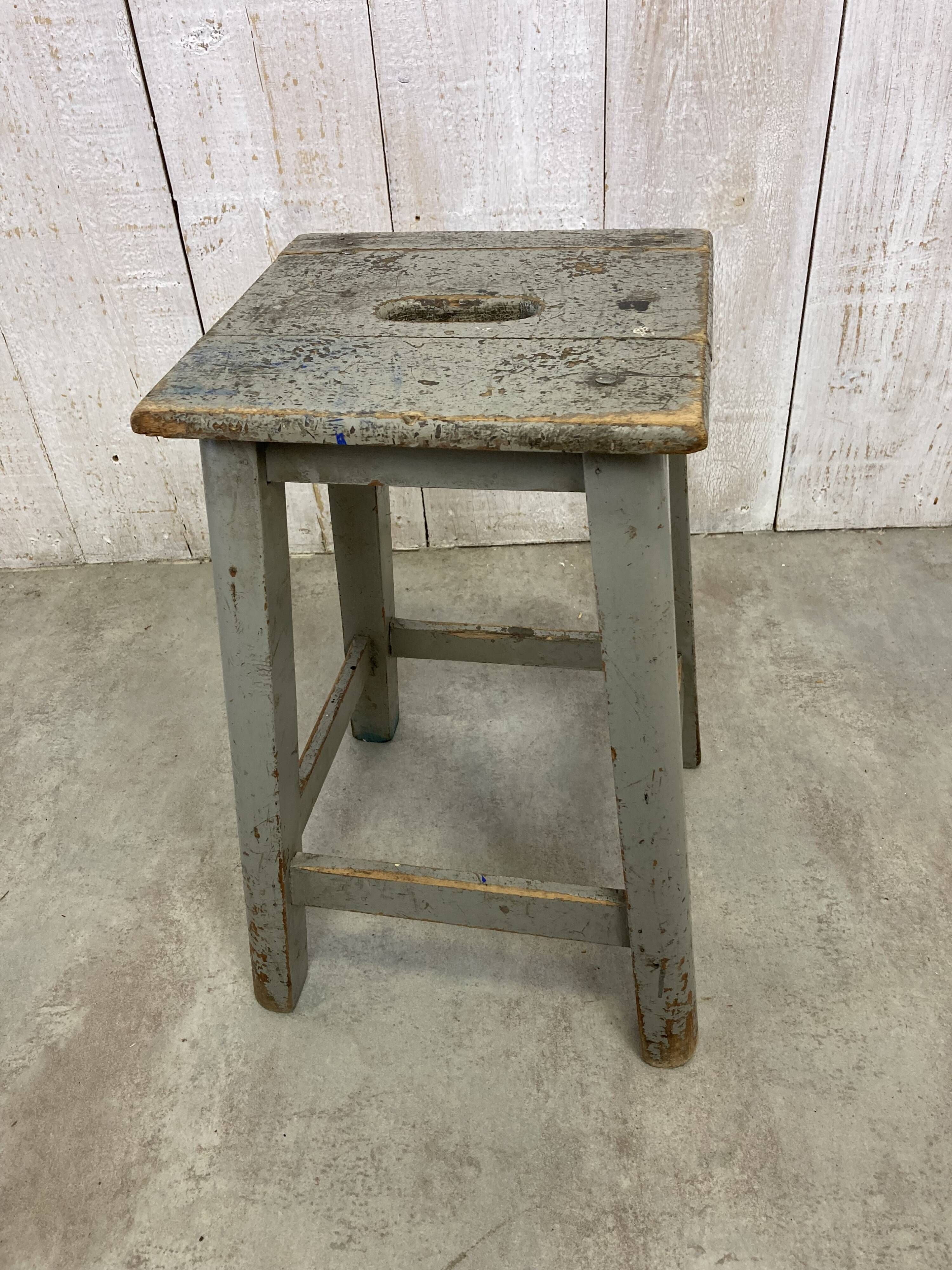 Stool and workshop step ladder set
