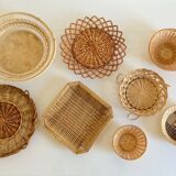 Wall composition of 8 baskets