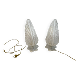 Murano Glass Table Lamps Set of 2