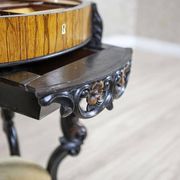 Inlaid Sewing Table in Various Woods, 1890s