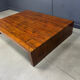 Grande table basse en bambou, années 1980.