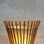 Bamboo floor lamp, 1960s