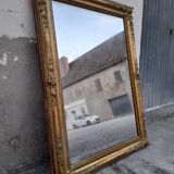 Miroir doré époque restauration 125x92