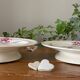 Pair of antique earthenware mignardise dishes from Saint-Amand (Nord)