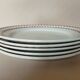 5 assiettes plates KG Lunéville, modèle Madrigal