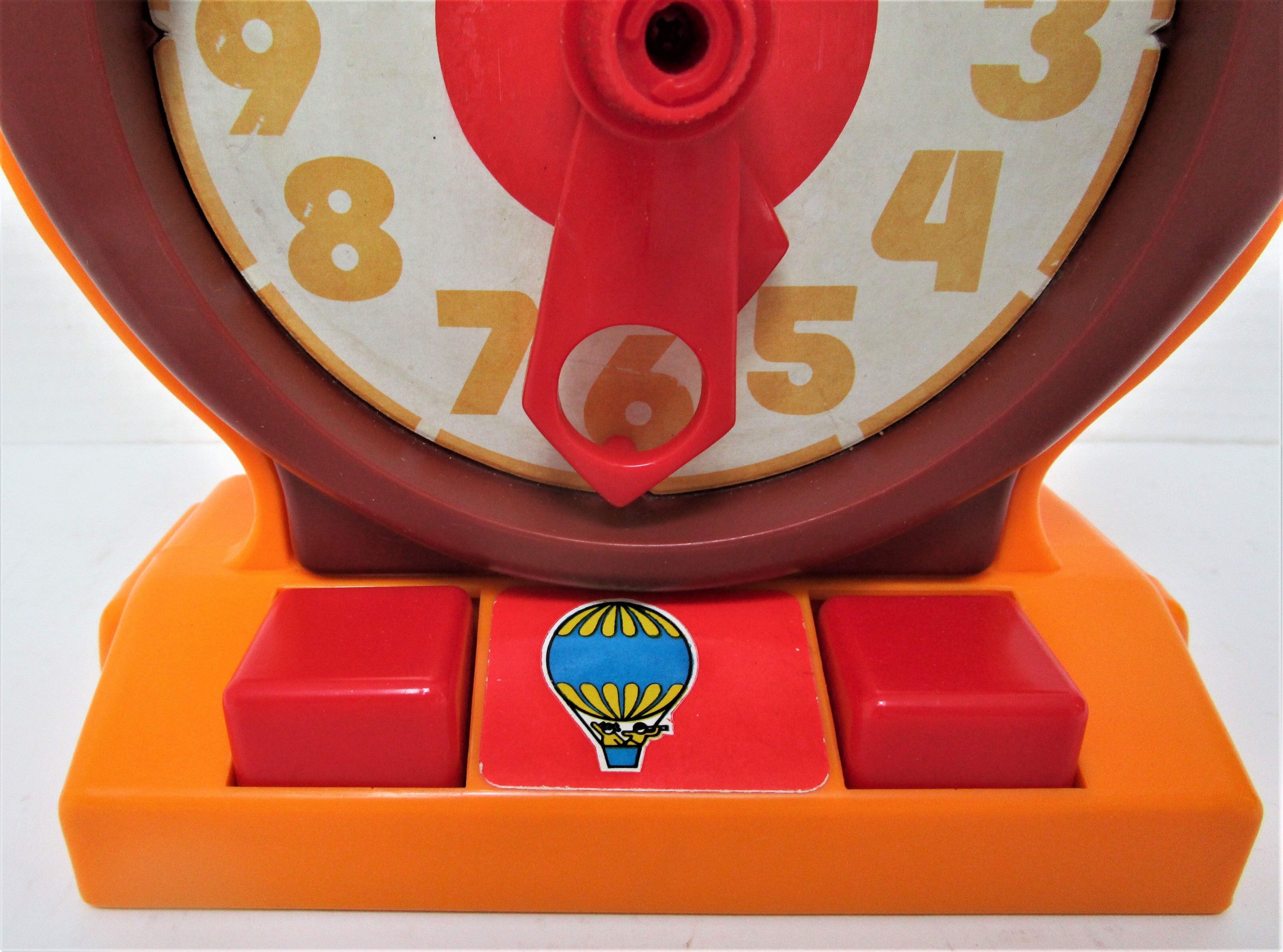 Nice vintage educational toy clock from the 70s
