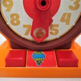 Nice vintage educational toy clock from the 70s