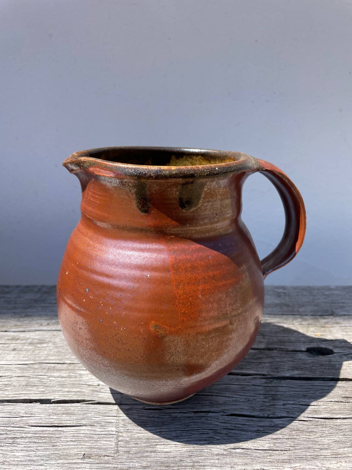 Italian glazed ceramic jar