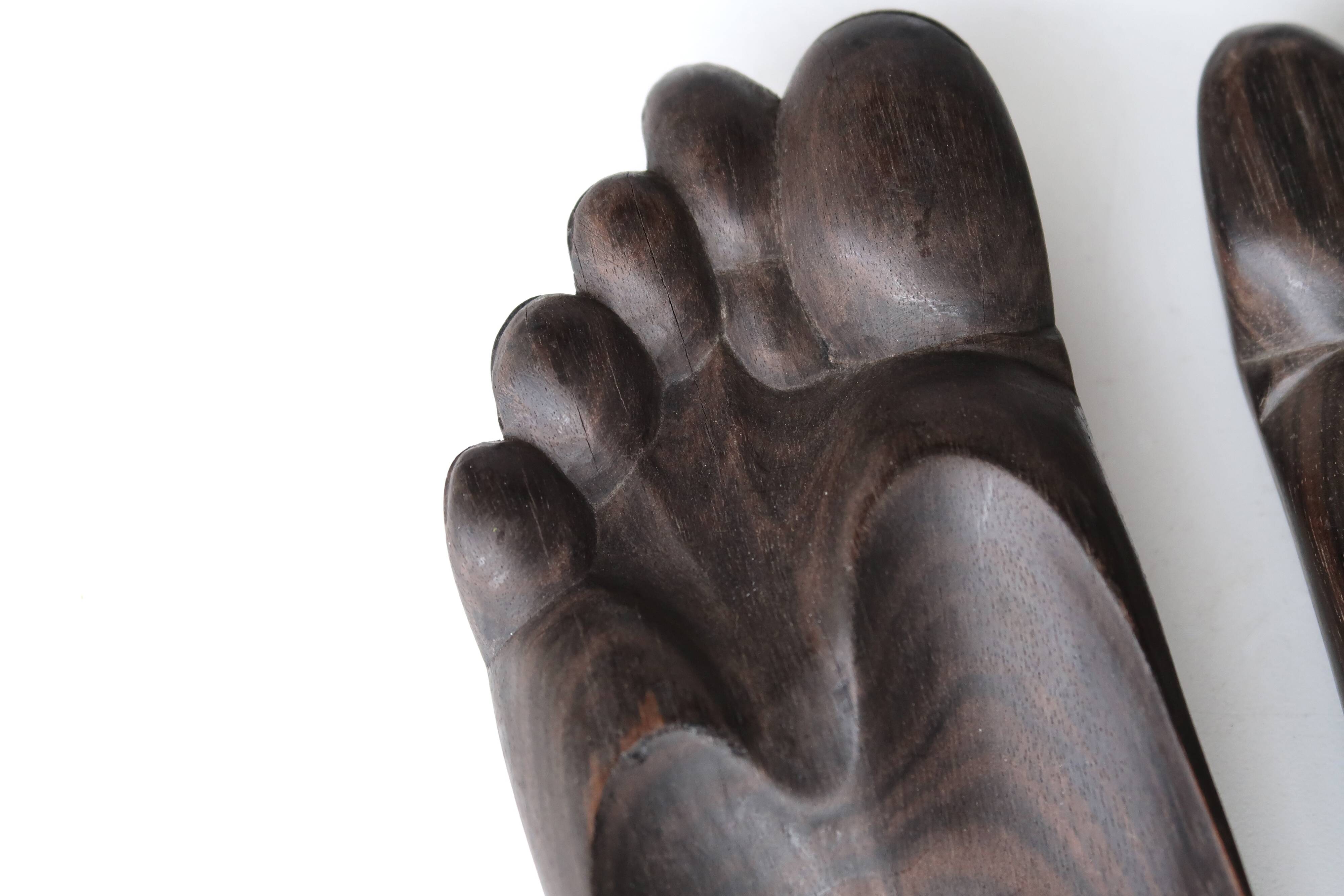 Empty pocket, ebony wood legs, 70s