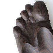 Vide poche, pieds en bois d'ébène, années 70