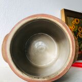 Glazed stoneware pot