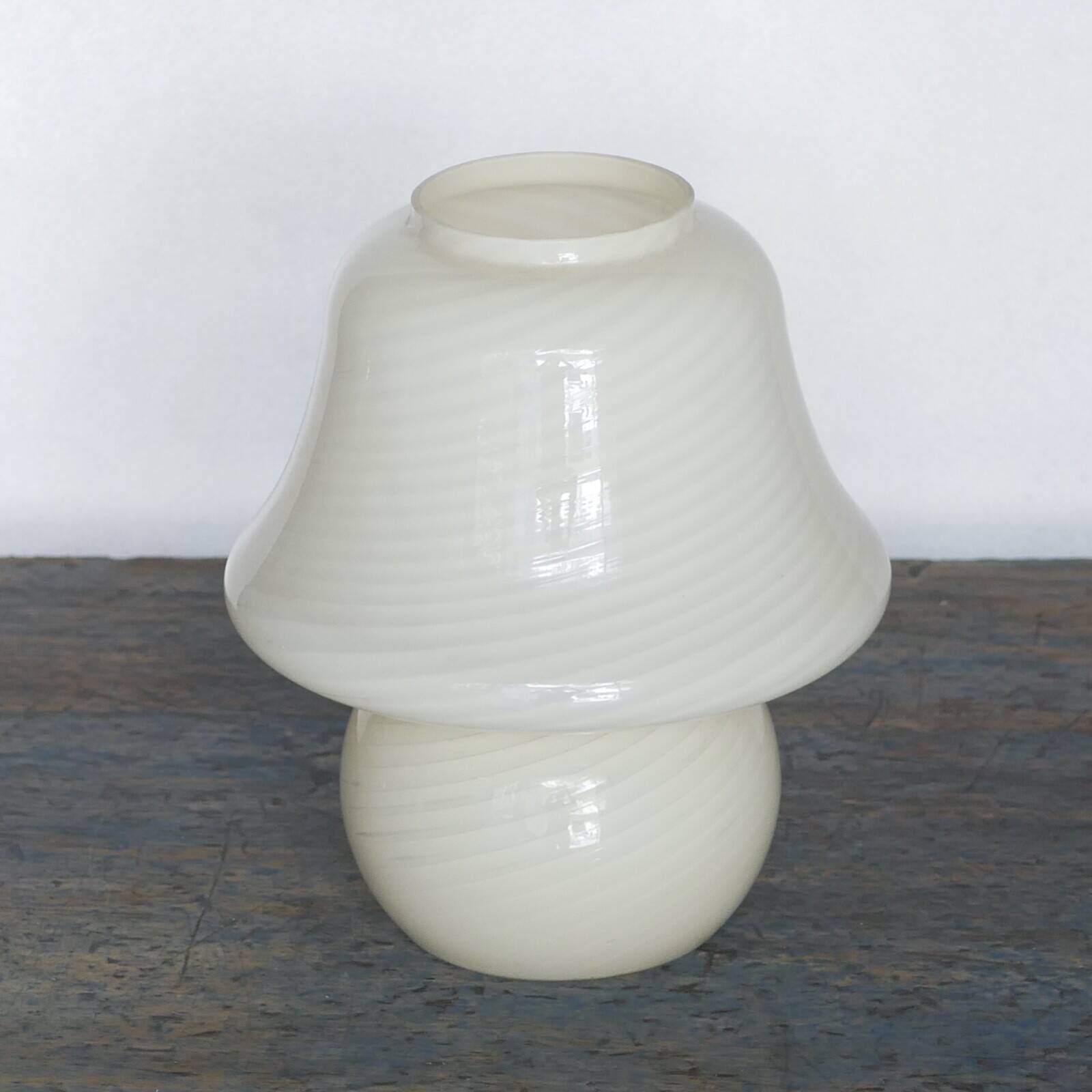 Paire de lampes de table Murano des années 1960 - Verre tourbillonnant