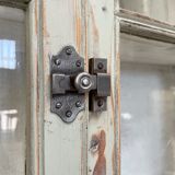 Furniture two body showcase, around 1900.