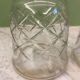 Baccarat beautiful pair of cut crystal carafes with crossed bevels | decanter