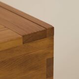 Large chest Maison Regain in solid pine Vintage Circa 1975