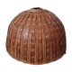 Ball wicker and rattan hanging lamp