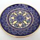 2 Assiettes en faïence émaillée signée HB Quimper • Décor broderie ou perlé de Pierre Poquet en reli