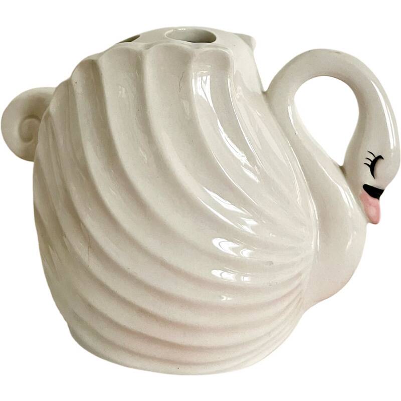 Ceramic swan
