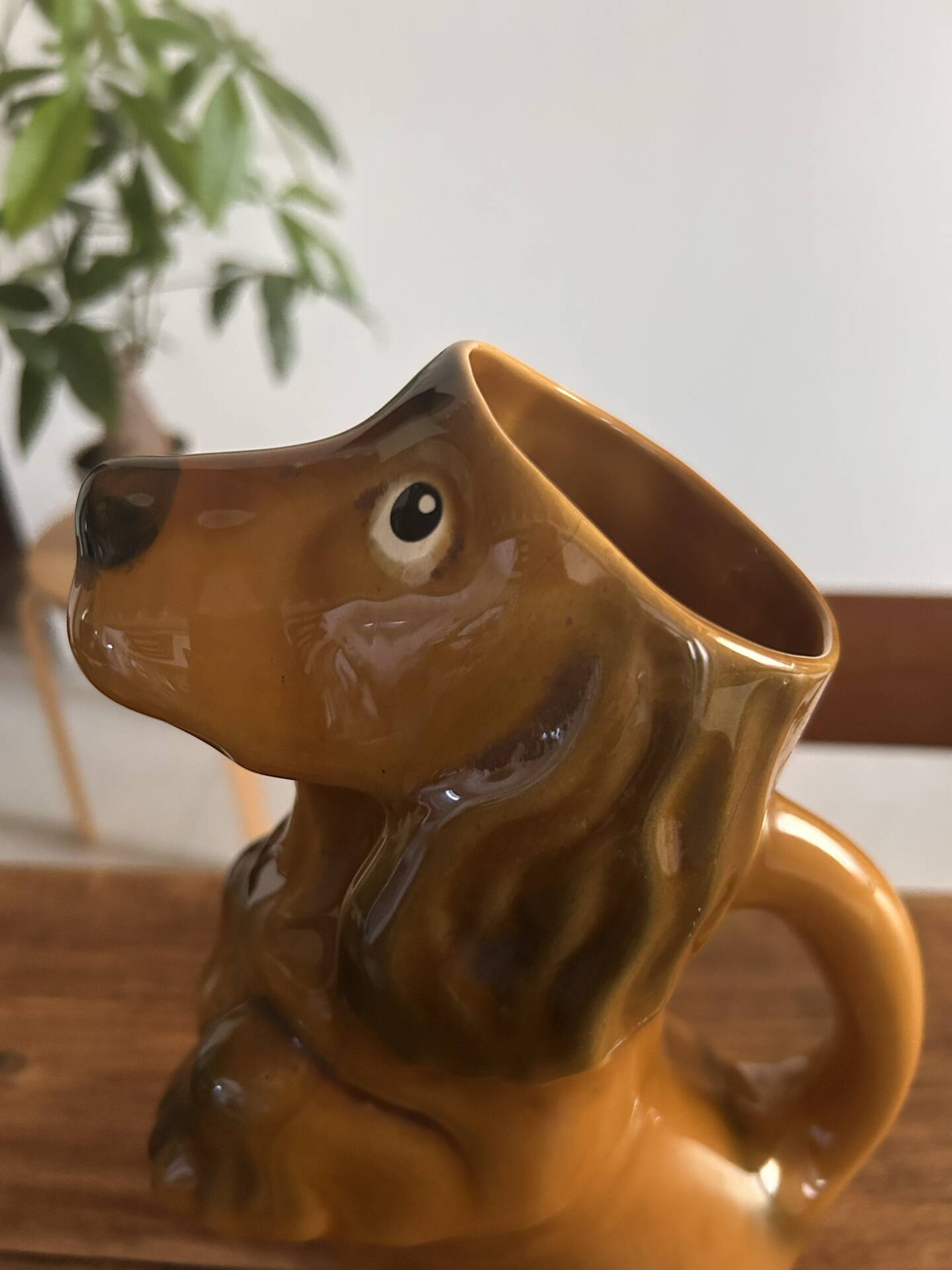 Ceramic dog jug 60's